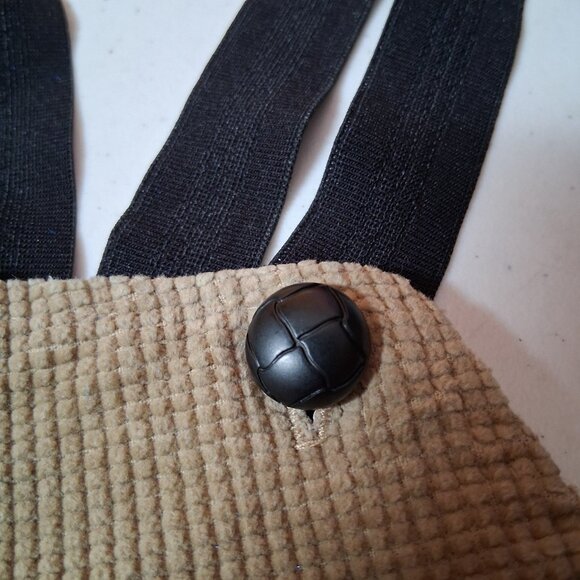 Vintage Blooz by Cachcach Overalls Youth 24 Months Brown Corduroy Penguin Pants - Picture 12 of 16